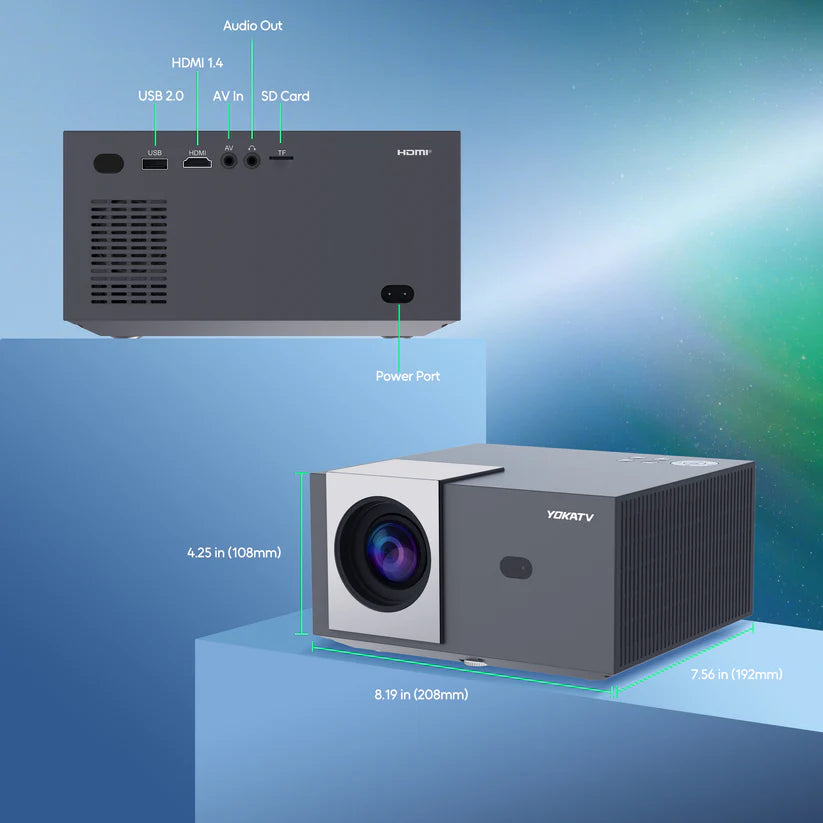 YOKATV IPP1 4K Android Decoder Projector